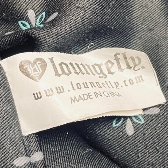 Loungefly Sugar Skull Shoulder Bag Day Of Dead Embroidered Faux Leather Rare GUC - Picture 10 of 15